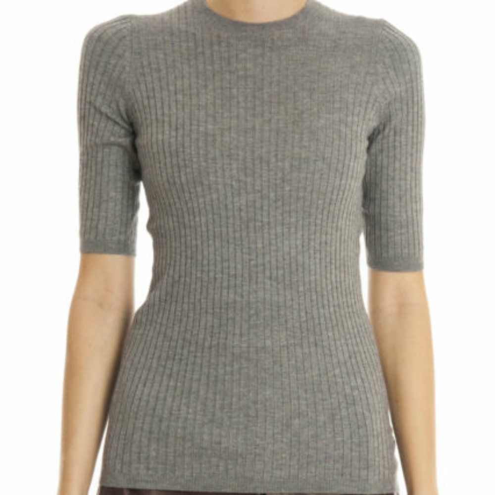 Vince. Ribbed crew neck T.